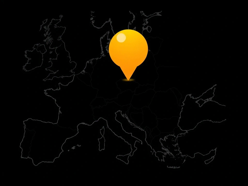 Stylized map highlighting our Rome location