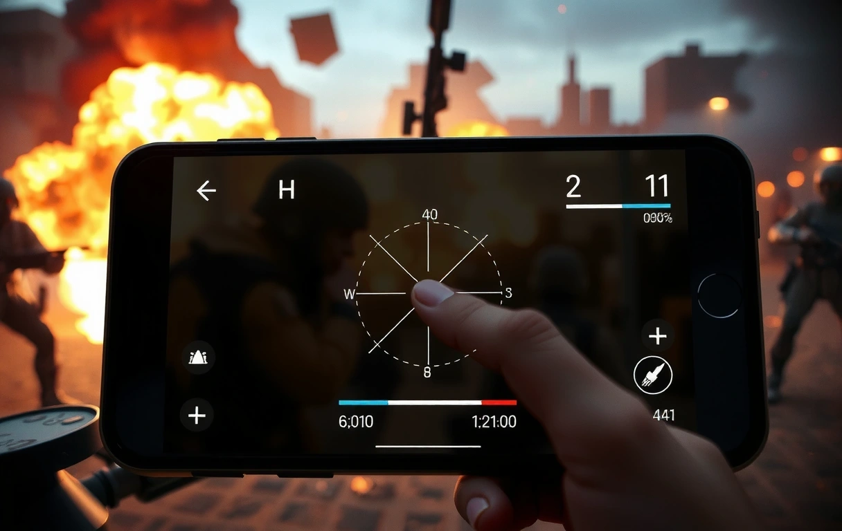 Before and after comparison of a complex game UI